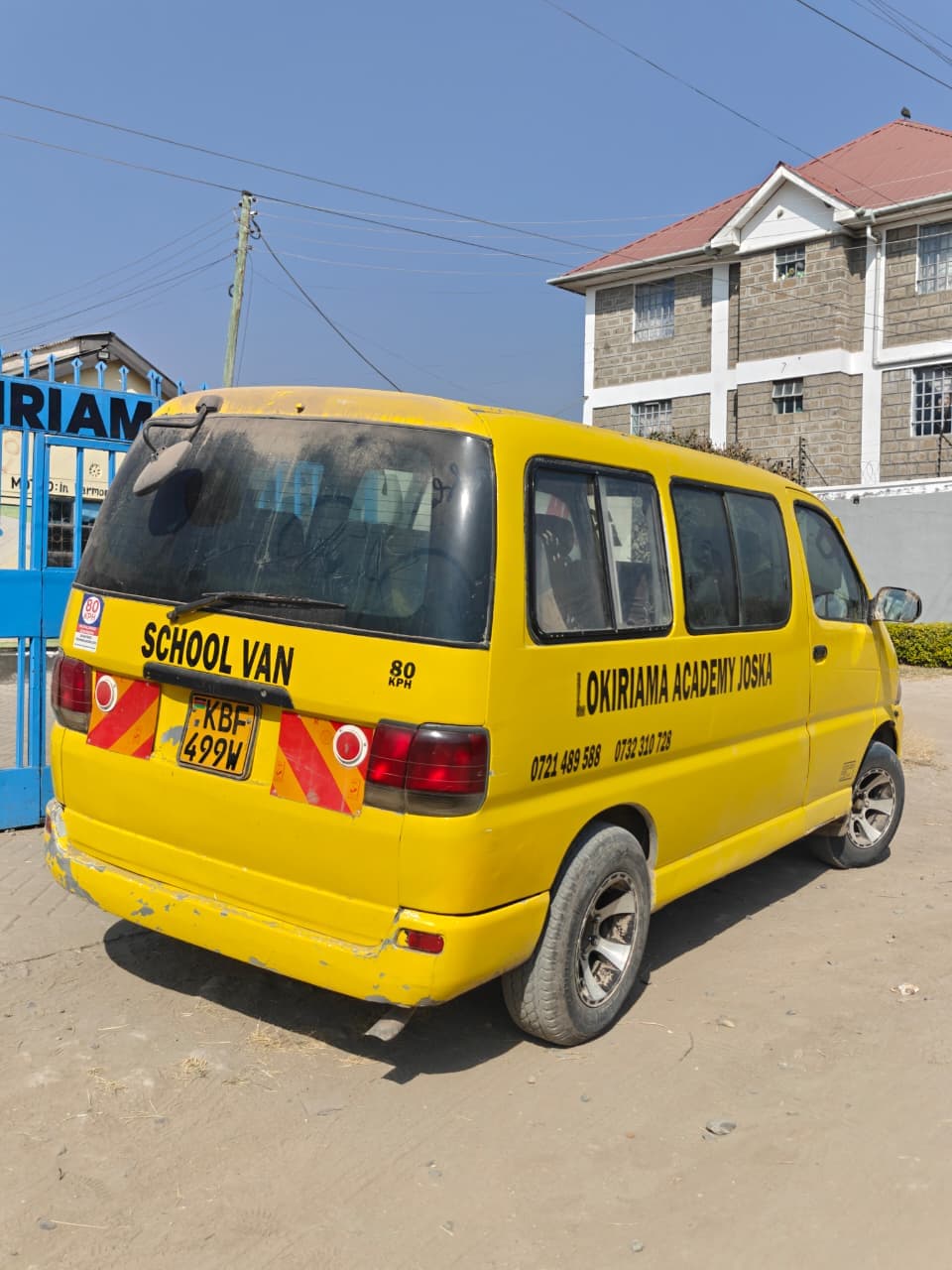 The Lokiriama Academy school transport van
